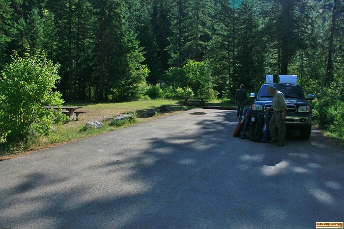 Beauty Creek Campground site 14