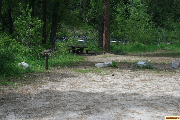 Bird Creek Campground  camping, Campsite 1.
