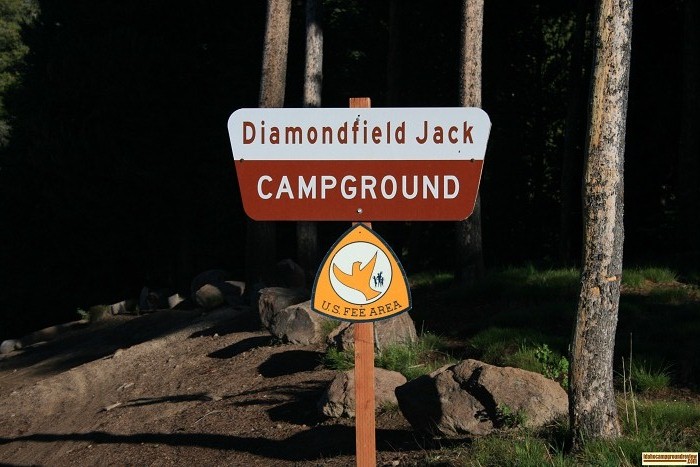 Diamondfield Jack Campground near Magic Mountain.