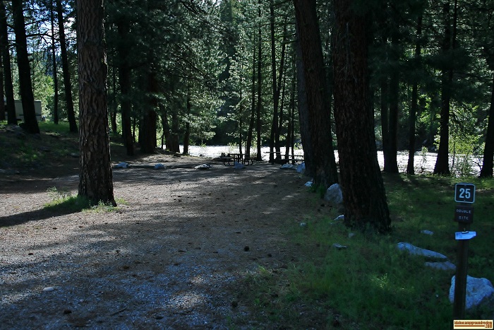 Elks Flat Campground Review, campsite 25