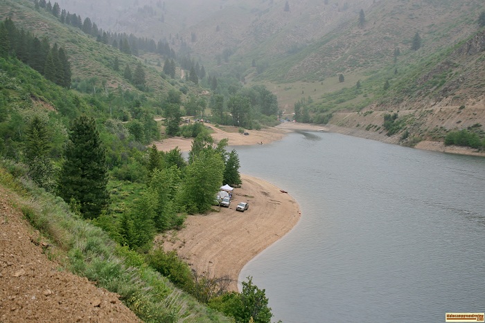 Evans Creek Campground on Anderson Ranch Reservoir. For all of you who love camping in Idaho.