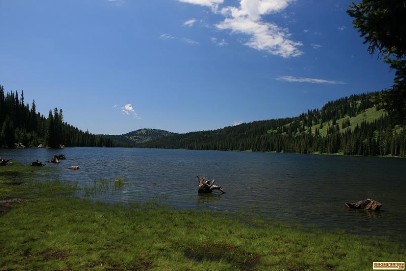 picture of goose lake northwest of mccall, idaho