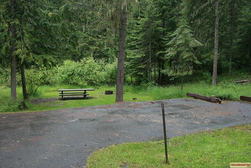 Camping Site#2 Laird Park Campground east of Potlatch, princeton and harvard, idaho