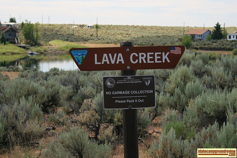 Lava Creek Campground on Magic Reservoir.
