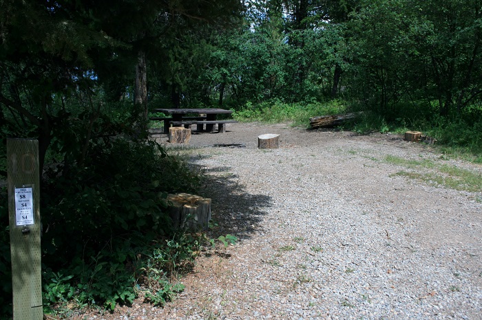 McCoy Creek Campground on Palisades Reservoir.