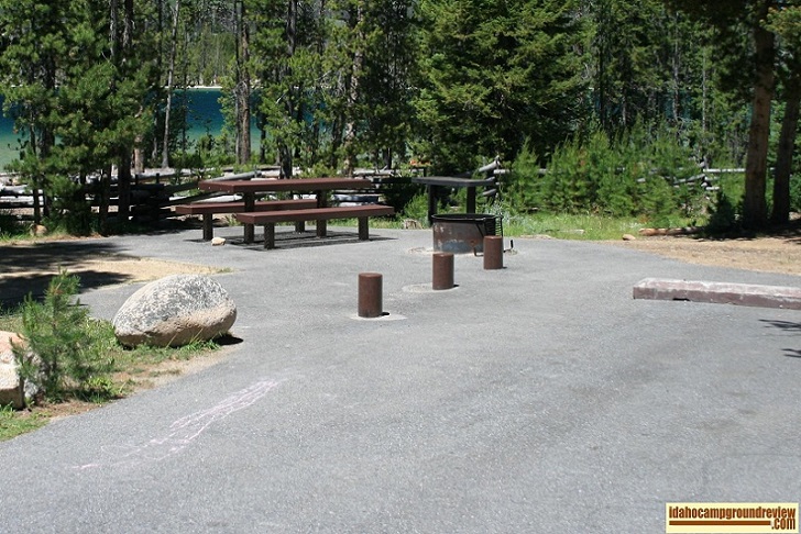 Outlet Campground on Redfish Lake