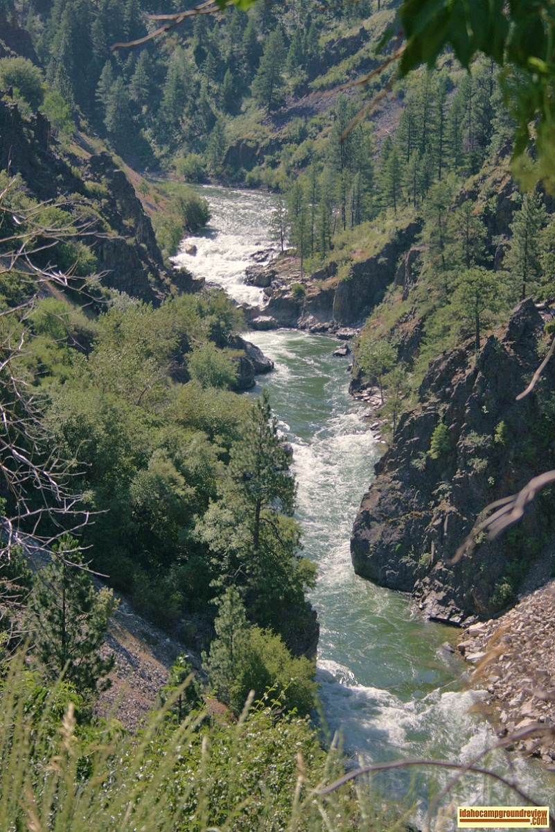 Big Falls on the South Fork of the Payette River near Pine Flats Campground