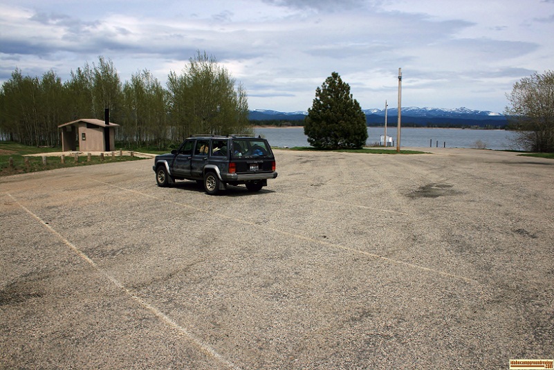The boat ramp area at Poison Creek Campground