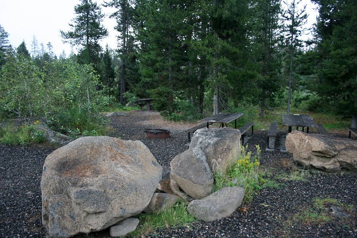 Riverside campground group site #4