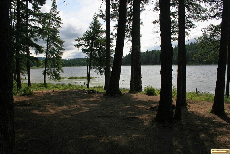 This is one of the nicer sites at Shepherd Lake Access camping area.