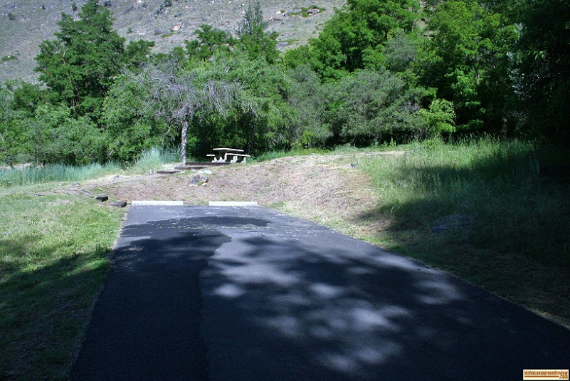 RV site in spring bar campground