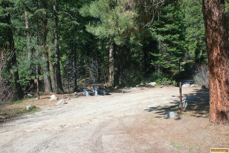 This is camping site number 14 in ten mile campground.
