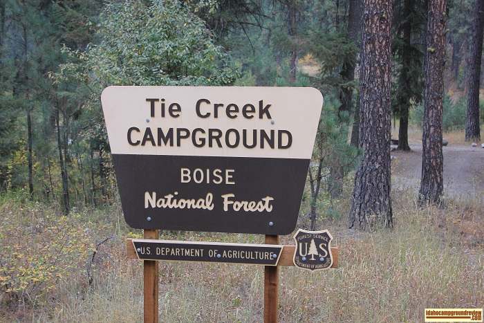 Tie Creek Campground on the Middle Fork of the Payette River in Idaho.
