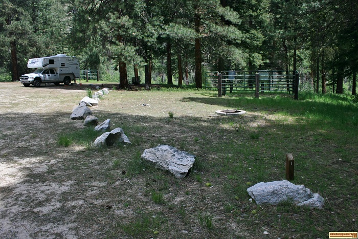 Willow Creek Transfer Camp campsite 1