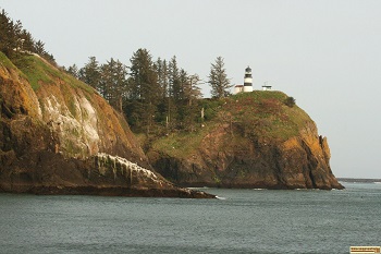 The Light house at Cape Disappointment, Washington