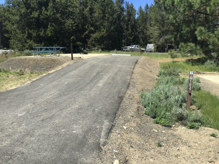 Camping in Idaho at Horsethief Reservoir Campground.