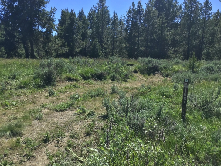 Camping in Idaho at Horsethief Reservoir Campground.