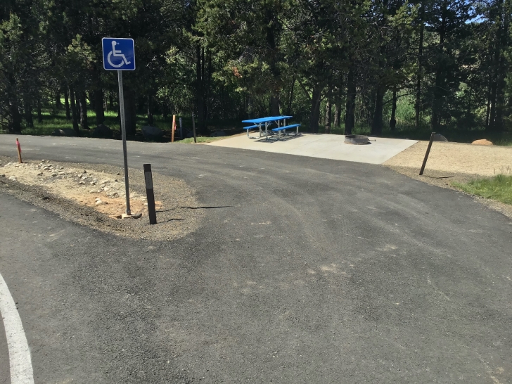 Camping in Idaho at Horsethief Reservoir Campground.