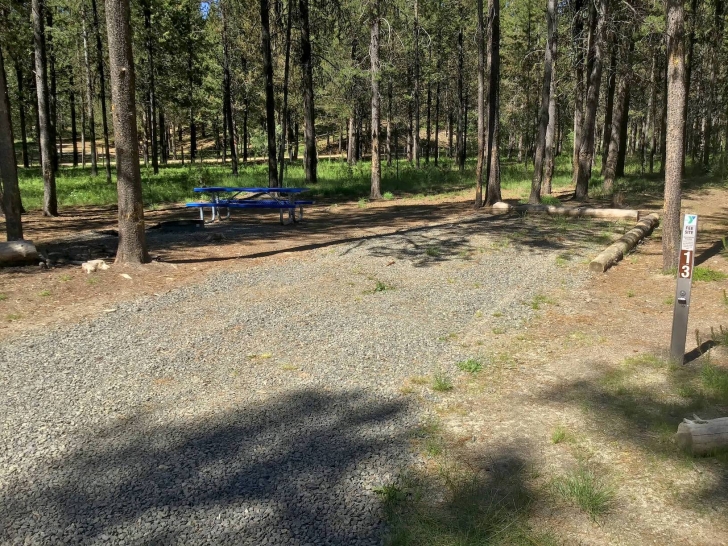 Campsite 13 is part of what could be a group if you got there early enough to find them empty.