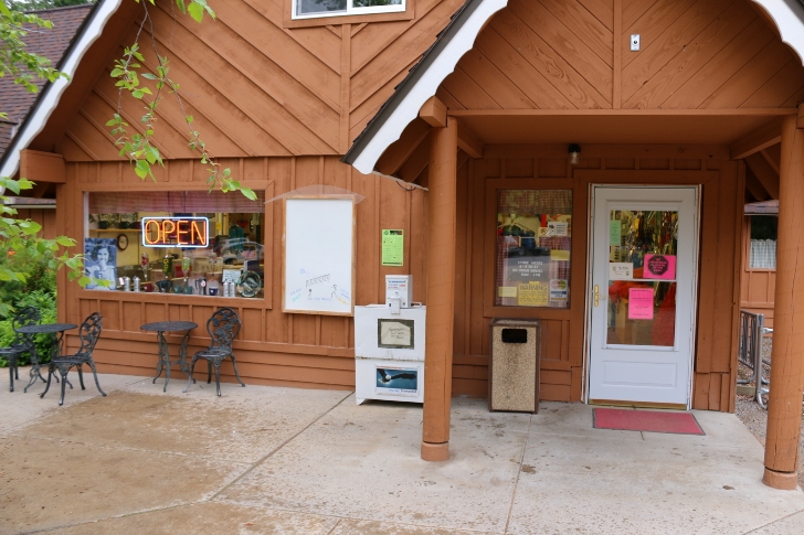 This the store at Indian Creek where you can buy many of the supplies you may run out of. We had to buy an ice cream cone.