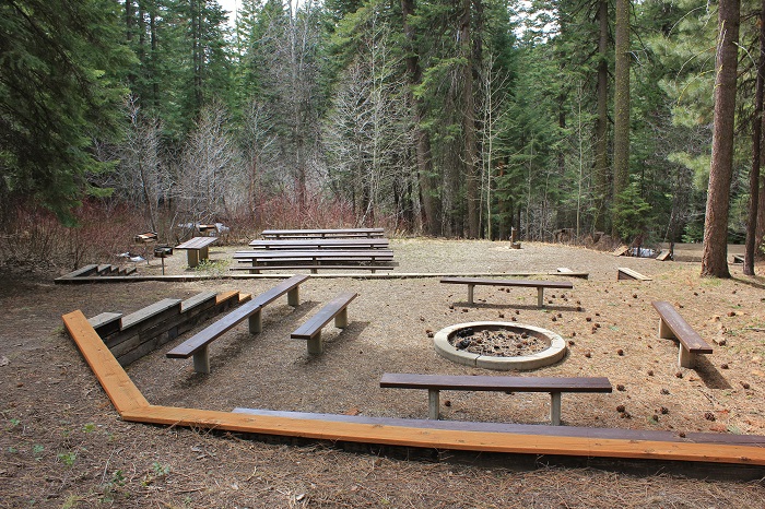 Spring Creek Campground near Hitt Mountain.