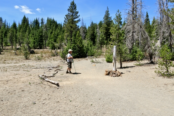Camping in Oregons Three Creek Lake Campground.