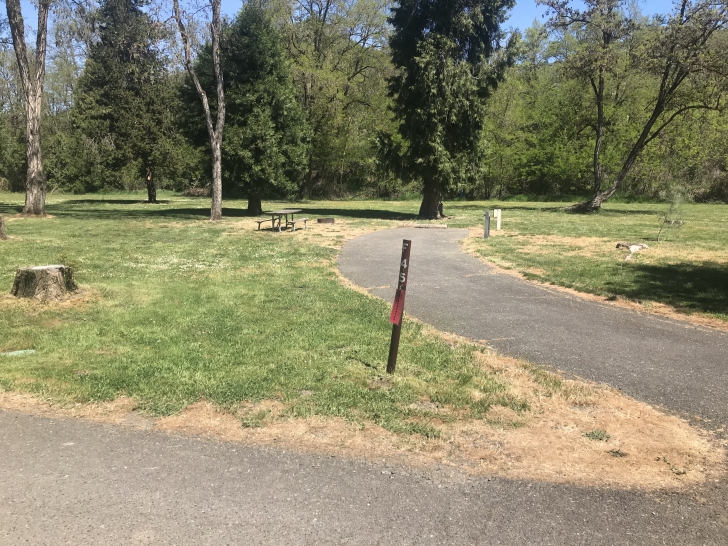 Camping at the Valley of the Rogue State park in Oregon.