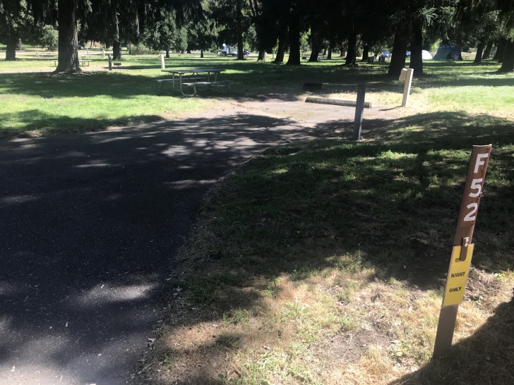 Camping at the Valley of the Rogue State park in Oregon.