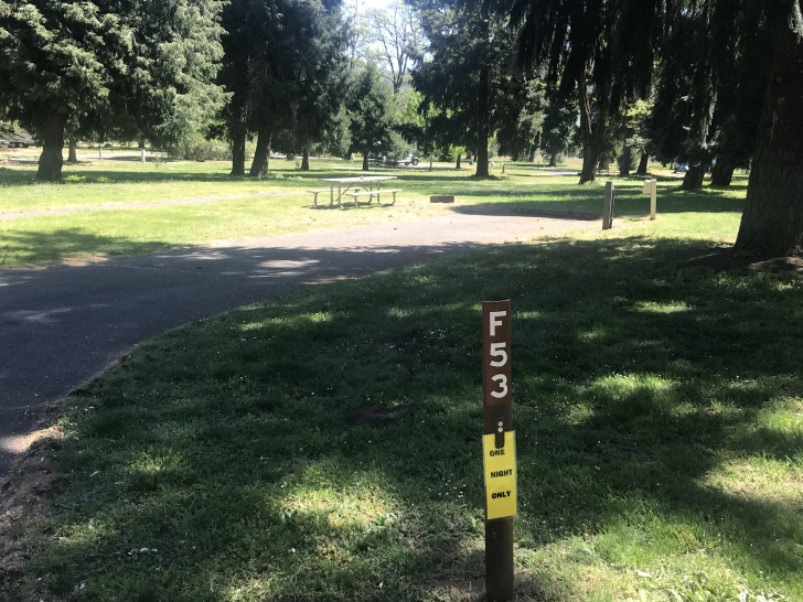 Camping at the Valley of the Rogue State park in Oregon.