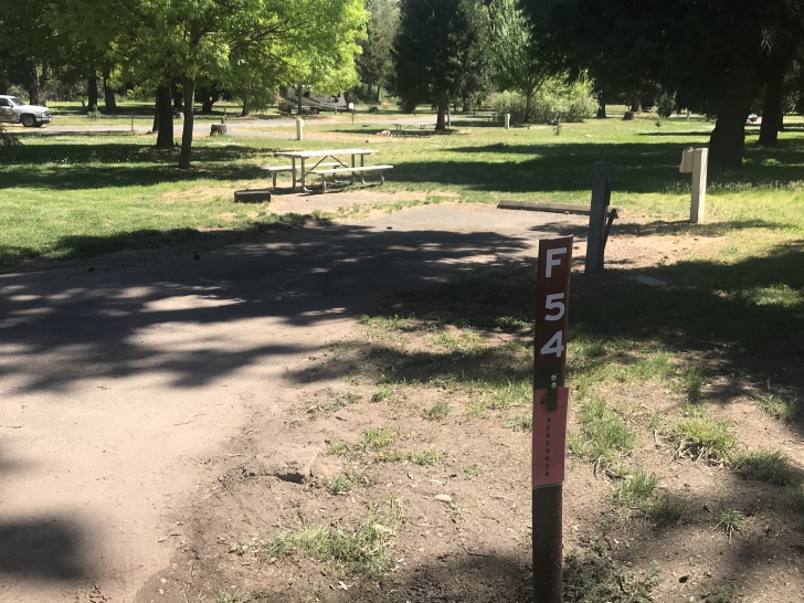 Camping at the Valley of the Rogue State park in Oregon.