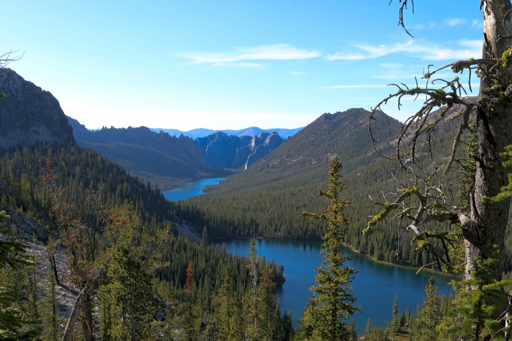 Hiking the Bighorn Crags of central Idaho.