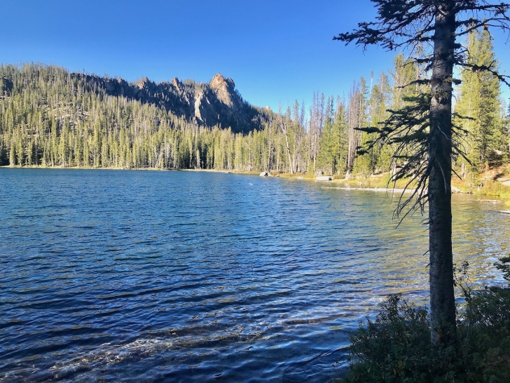 Hiking the Bighorn Crags of central Idaho.