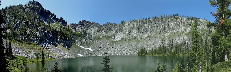 A picture from our review of the hike to Hard Butte Lake near McCall, Idaho.